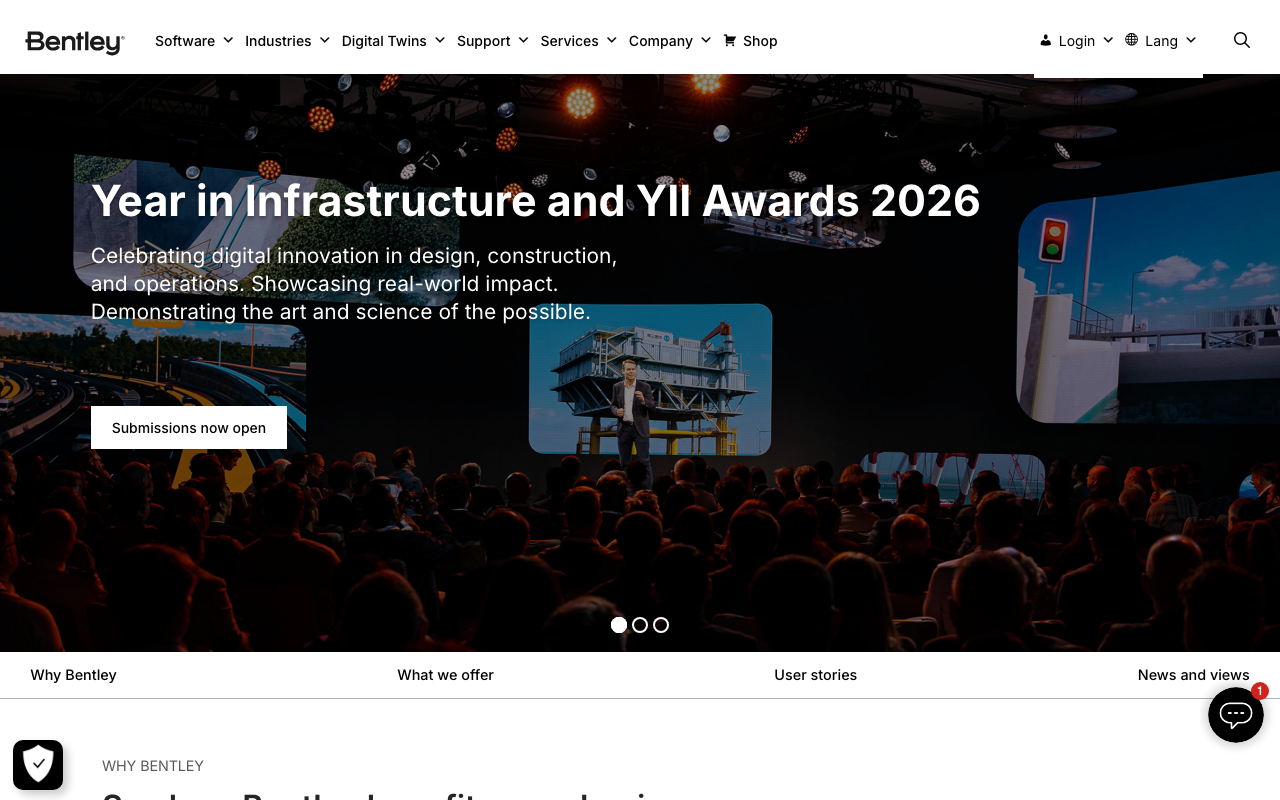 Bentley Systems (iTwin Platform) homepage