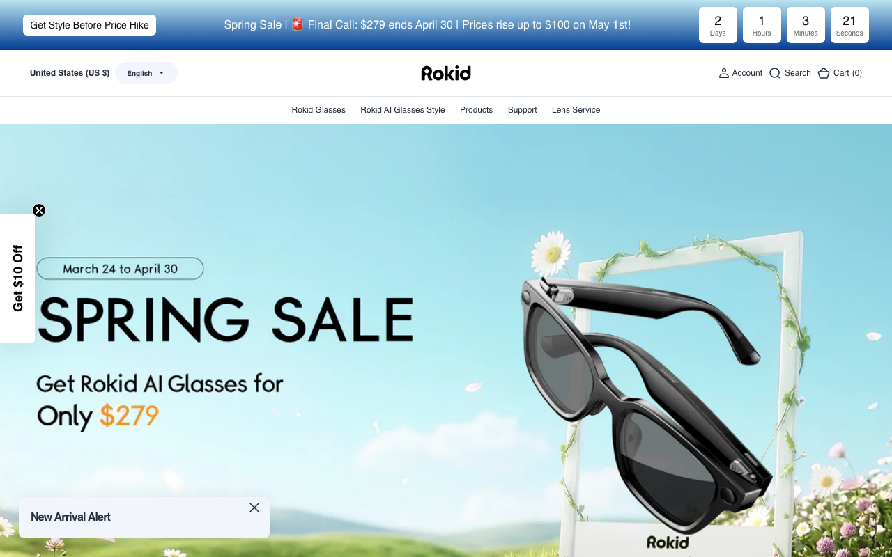 Rokid homepage