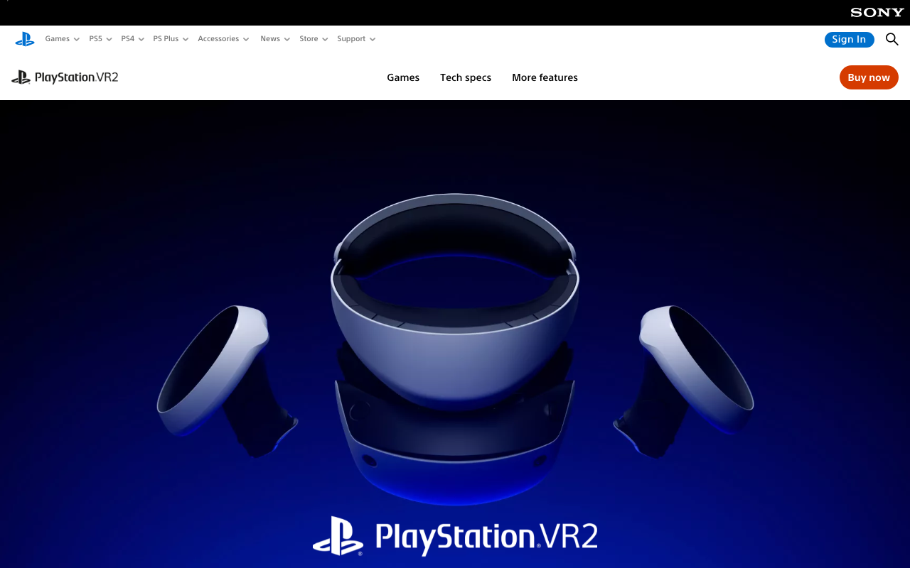 Sony Interactive Entertainment homepage